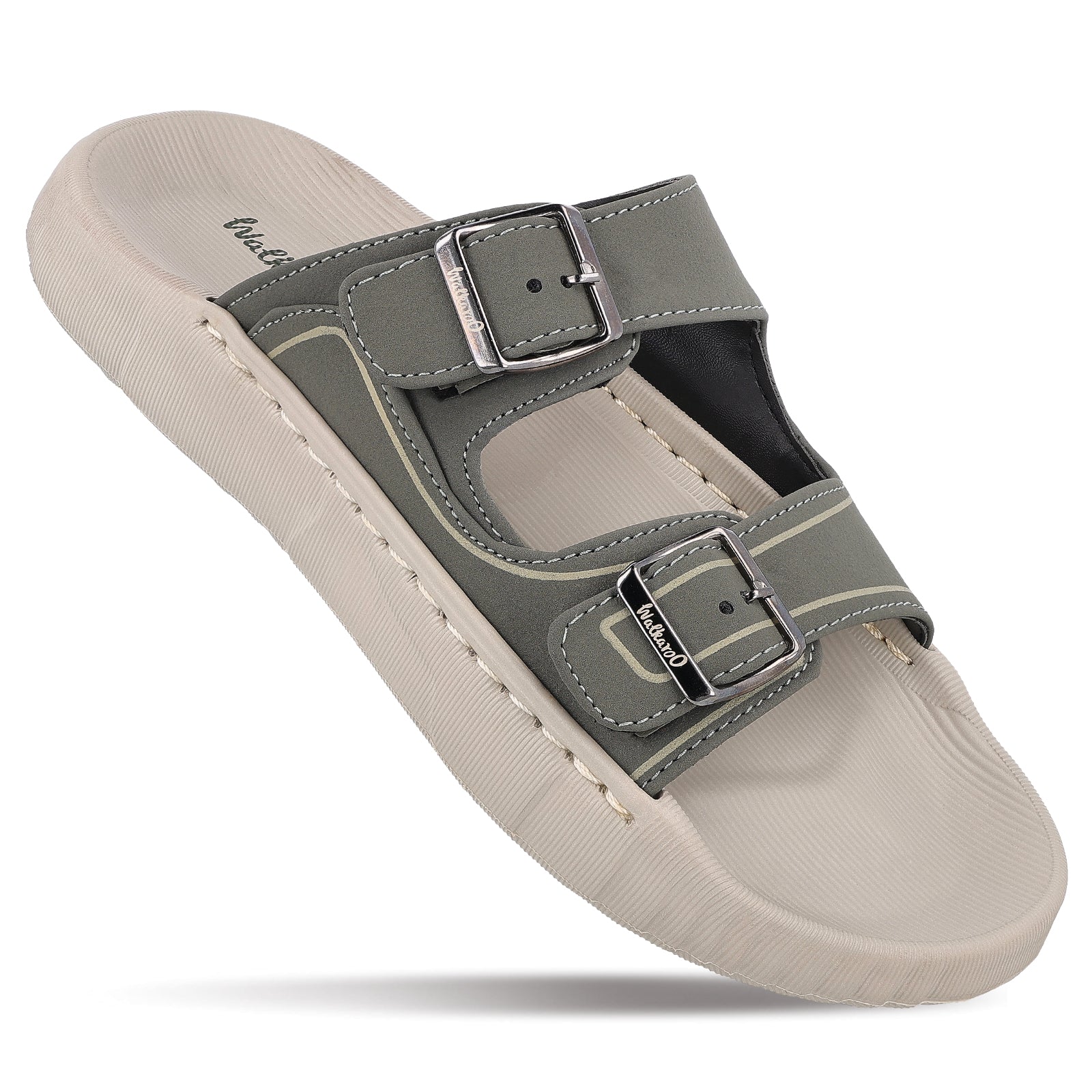 Men's Daily Wear Sandals - WC8764 Greige Olive